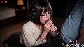 a skinny streamer is teasing me with her tiny tits [ai]