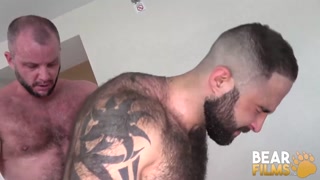 BEARFILMS Hairy Bear Atlas Grant Barebacked By Adam James