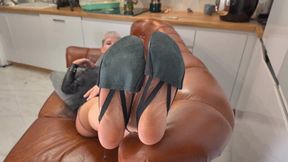 Ruslana - Slave Worship Heels Of Punk Ballerina - Part 2 - Russian Language