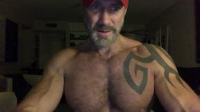 Hot Muscle Daddy Dallas Steele Strokes It