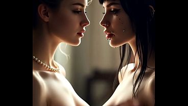 Lesbian Heat, Forbidden Lips - AI Generated