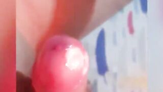 Fetish wax inside adorable penis