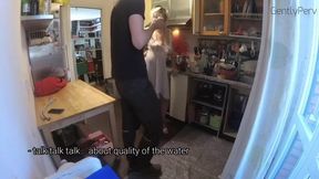 Watch MILF Casalinga get off on the seduction of a real plumber