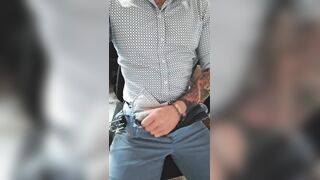 in the office