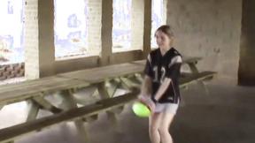 ”Kitty Karsen Outdoor nude rubbing beaver hard”