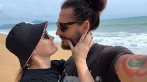 The first to bare all becomes the canvas for intimate art session