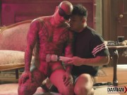 Muscular Gay Dominated By Hung Lover
