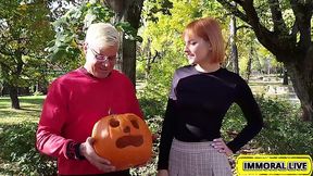 pumpkin crushed cum slave, dolly s vengeful gangbang for porno dan!