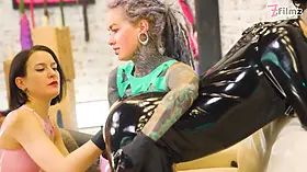 Alt Girls Take Control – Latex, Anal Fist & Chastity on Punk Boy