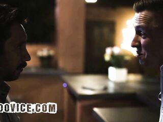 Golden-haired Waitress Double Penetration With Wealthy Businessman And His Friend