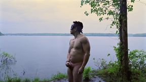 Flexing and Jerking in the Rain by the Lake