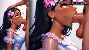 Isabela Is A Mulatto Who Knows How To Give A Deep Blow Job!