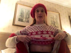 British blonde milf Jane Bond solo masturbation