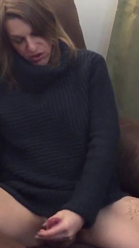 Soaking My Sweater in Cum