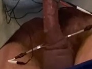 Paraplegic cumming in standing frame