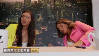 Brazzers - Kissa Sins &amp; Bella Rolland Cannot Be Contained, Even When They Are Live On Air