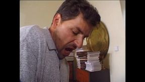 Hot Amateur MILF Ass Fucked Hard by a Big Vintage Cock and Cumshot in Mouth