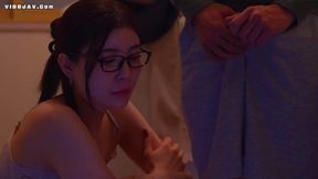 Girlfriend’s Sister No-Bra After Bath – Horny Encounter Turns Wild – JAVporn with Rei Kamiki