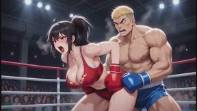 Mixed Boxing Fantasies #15B: My Thrilling Mixed Boxing Surrender (Animated)