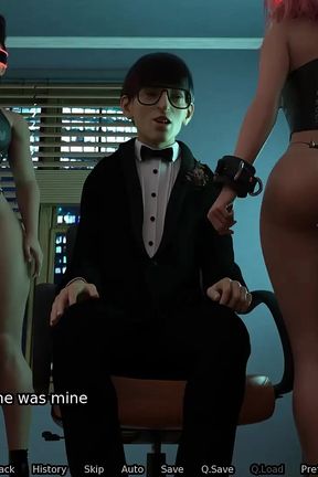 Sexbot - Blonde Fembots Love Ntr - a 3D Porn Gameplay