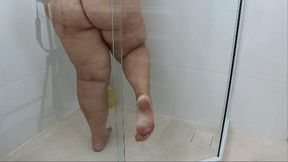 Juliette-rj invites you to her delicious shower, just "cum" LOL - BBW BODY - FAT ASS - FEMALE - FAT PUSSY - THICK THIGHS - THICK BODY - SHOWER FETISH - VOYERISM - SHOWER SCENES - ASS FETISH - WET FEET