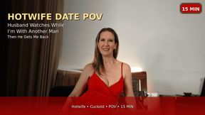 Hotwife Date POV Husband Watches Me Take Another Man Creampie Then Reclaims Me