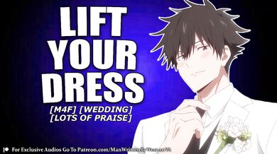 New husband steals you away on your wedding night whimpering