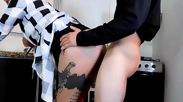 to feed him I made him fuck me for hours