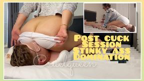 Post cuckold session stinky ass domination