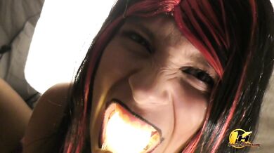 Carnival and Milking huge Strapon and Hand Job Full video only at Premium