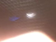 public jerk on stairwell