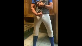 Jockdad87 Edges in the Sauna Blue Baseballgear