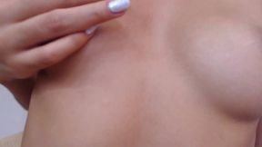 PLAY WITH MY NIPPLES AND MAKE THEM HARD