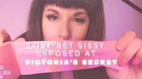 Lost Bet Sissy Exposed At Victoria's Secret (CUSTOM ORDER)