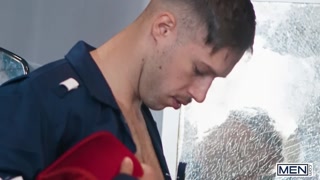 MEN - Kenzo Alvarez, Liam Alyesto And Arno Antino Race To A Steamy Anal Threesome After The Podium