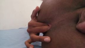 Twink bubble butt fingering