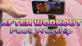 After WorkOut Foot Worship