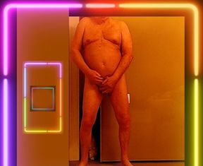 Showtime.Showing your naked body, being naked in general, and playing with your hard cock.