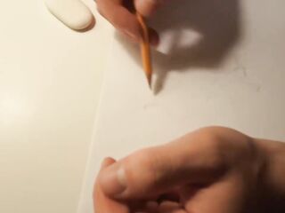 BREASTY TEEN DRAWING