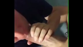 Grosse queue en bouche