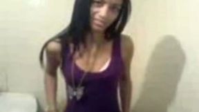 Cute Sri Lankan amateur teen showed her small tits and nice rounded ass