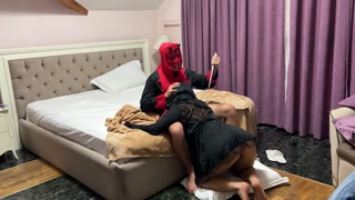 Demon fucks nun &amp; cums in her throat.mp4