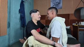Kissing My New Skinny and Hot Lover - By Marlon Noby and Marvin Turner - clip 1