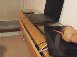 Real estate agents show me the apartment and their pink cunts