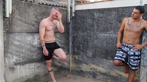carmona e cobra batendo uma cheio de tesao