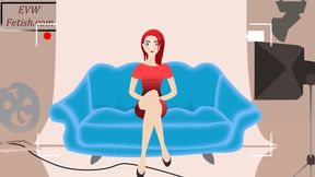 Autumn in Nylon Solo masturbates