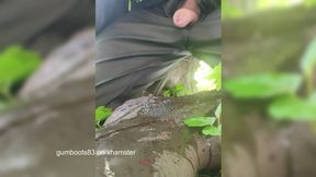 The expedition on the river ends with pissing and cumming