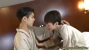 Young Asian Twink 18+ Deepthroats Hung Teen Lover in Hot HD Action – XXX
