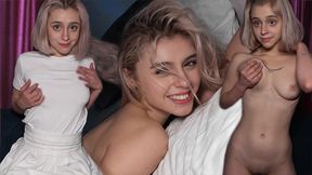 Shy teen Molly Cute gets rough doggystyle fucking