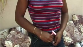 Mature Black MILF Shaved Before Passionate Bedroom Ride